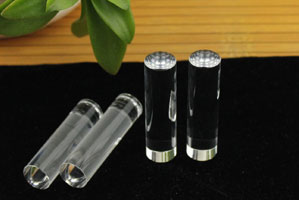 人工白水晶印材