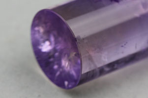 天然紫水晶圆印章印面